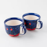 Mountain Ceramic Soup Bowl Style Mug Set of 2 - Eyaas